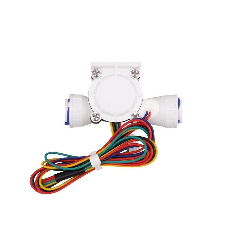 Watflow G3/8" Quick Connection Water Flow Sensor, Water Flow Sensor, Food-Grade Flowmeter, Pulse & Temperature Output, for Water Purifiers, Coffee Machines,0.5-6L/min - Image 2